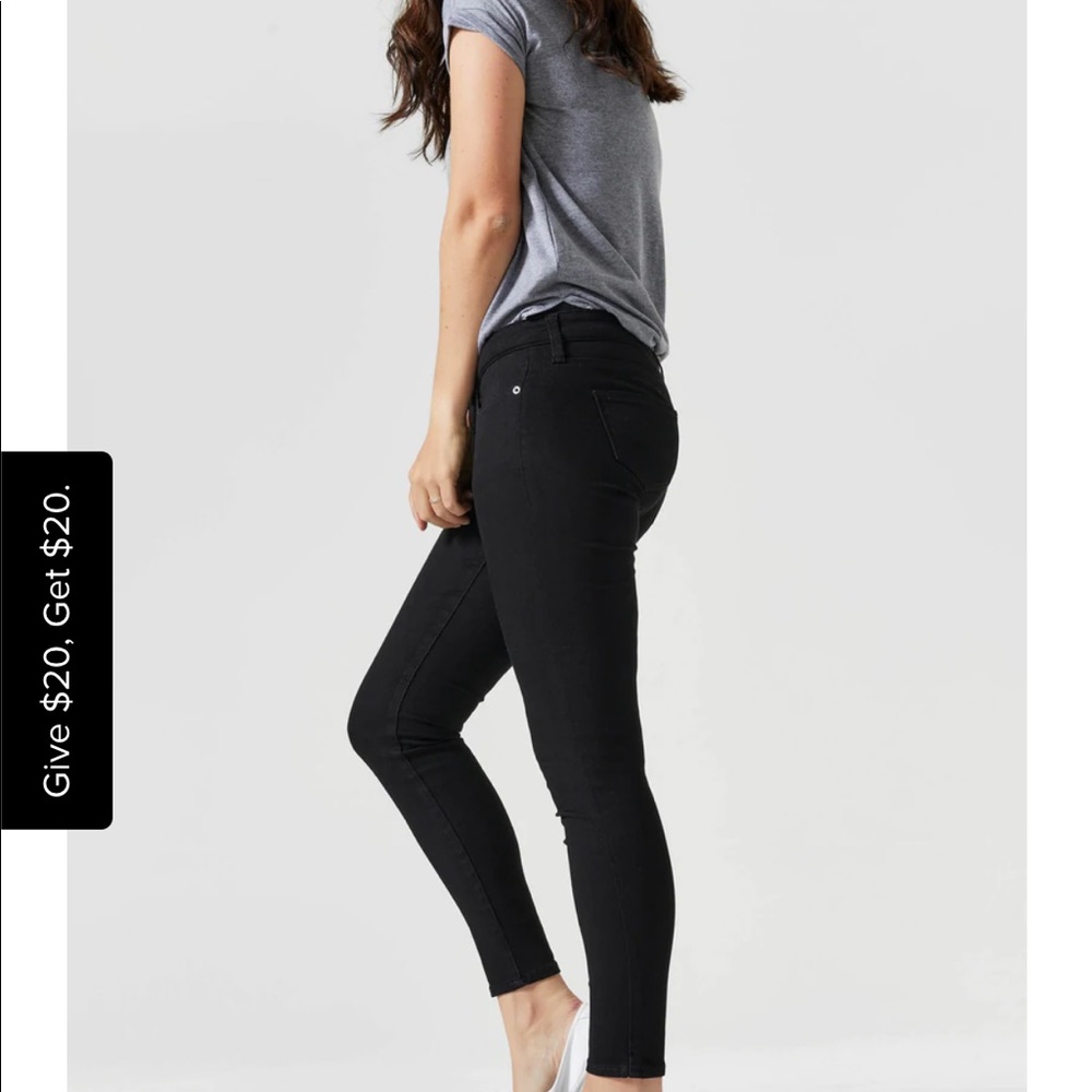 Blanqi postpartum black skinny jeans